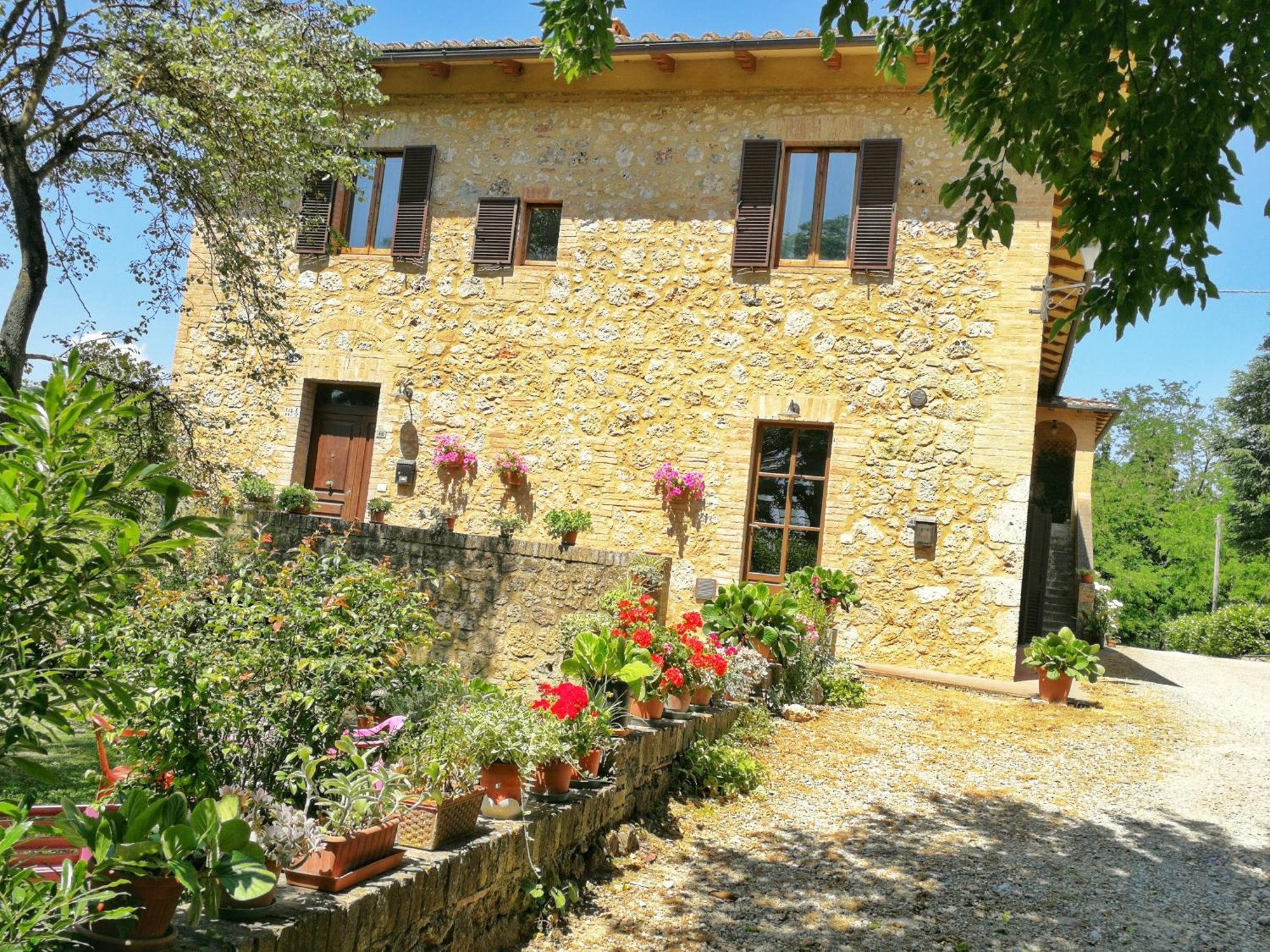 Claudia Vacanza Toscana - Appartamento Melograno -10 Min Da Siena Sovicille Zimmer foto