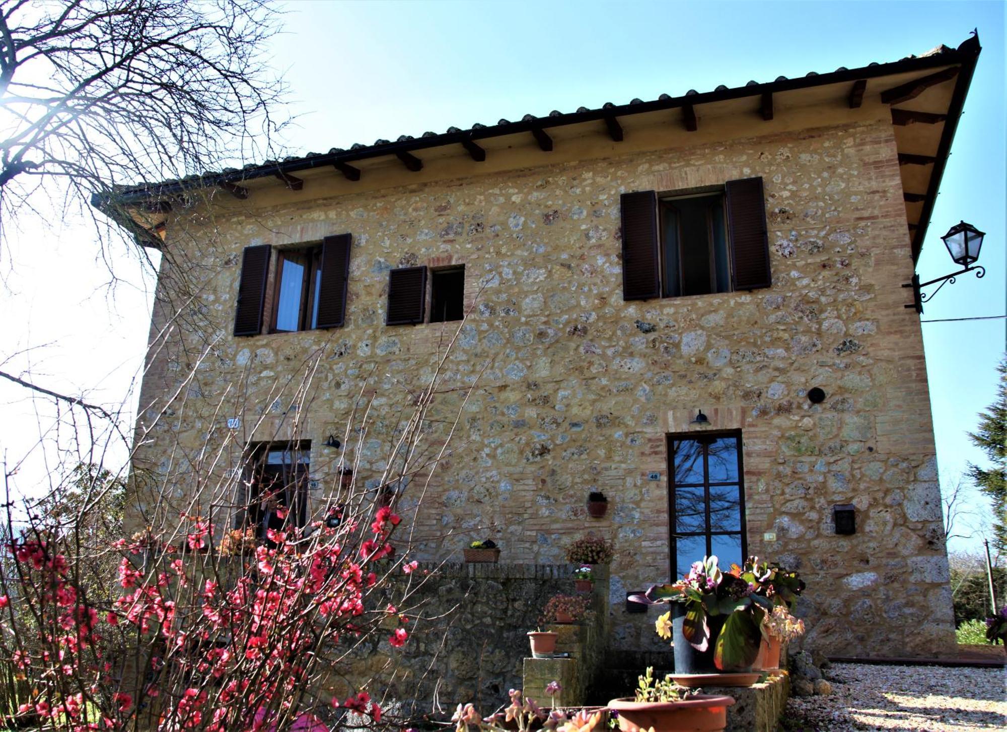 Claudia Vacanza Toscana - Appartamento Melograno -10 Min Da Siena Sovicille Zimmer foto